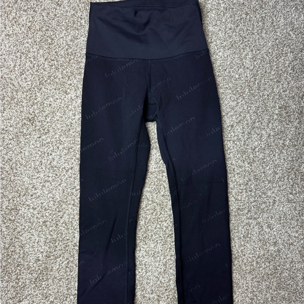Black and Gold Lululemon leggings